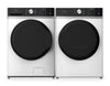 Midea 5.2 Cu. Ft. Front Load Washer with Steam Care – White - MLHW52S7AWW | Laveuse Midea à chargement frontal de 5,2 pi³ avec soin à la vapeur – blanche – MLHW52S7AWW
