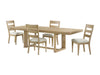 Aspen Dining Chair with Fabric Seat, Slat-Back - Natural | Chaise de salle à manger Aspen avec siège en tissu, dossier à lattes - naturelle