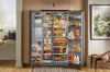 KitchenAid 36" 29 Cu. Ft. Side-by-Side Refrigerator - Fingerprint Resistant Stainless Steel - KRSF536RPS  | Réfrigérateur KitchenAid de 29 pi3 et de 36 po - acier inoxydable résistant aux traces de doigts - KRSF536RPS