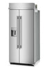 KitchenAid 36" 20.8 Cu. Ft. Built-In Refrigerator - PrintShield™ Stainless Steel - KBSD736SPS | Réfrigérateur encastré KitchenAid de 20,8 pi³ et de 36 po - acier inoxydable PrintShieldMC - KBSD736SPS