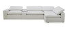 Sky Modular 5-piece Fabric Power Sectional – Nathan Wheat  | Sofa sectionnel modulaire à inclinaison électrique Sky 5 pièces en tissu - blé Nathan