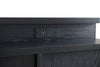 Owen 55" Reversible Corner Office Desk with 4-Drawers & Cubbies – Black | Bureau en coin réversible Owen de 55 po avec 4 tiroirs et compartiments - noir