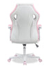 Velocity 24" Ergonomic Gaming Chair - White & Pink | Fauteuil de jeu ergonomique Velocity de 24 po - blanc et rose
