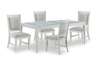 Vida 5pc Dining Set with Table & 4 Chairs, 78