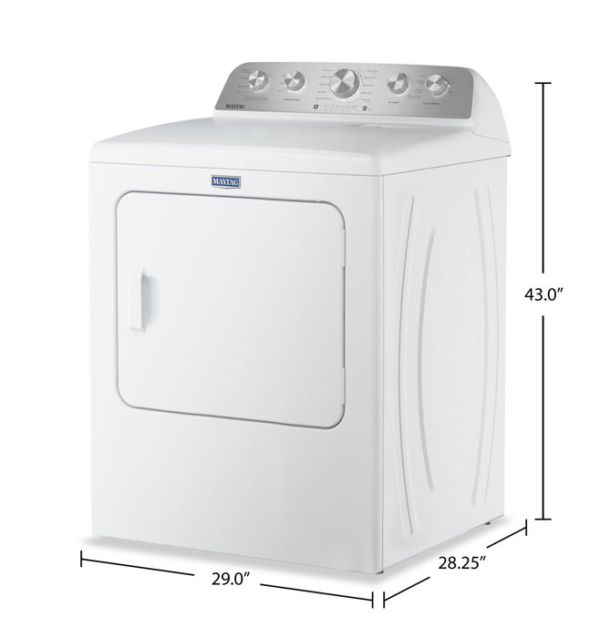 Maytag 7.0 Cu. Ft. Pet Pro Electric Dryer - White - YMED5605RW