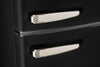 Unique Classic Retro 24" 11 Cu Ft. Top Freezer Refrigerator – Midnight Black - UNQ-310L B TM | Réfrigérateur Classic Rétro d’Unique de 24 po et de 11 pi3 à congélateur supérieur - noir minuit - UNQ-310L B TM