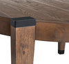 Gordon 38” Round Solid Wood Coffee Table - Brown | Table à café ronde Gordon de 38 po en bois massif - brune