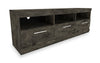 Camden 111.7" 3-Piece Entertainment Centre with Storage and Cable Management for TVs up to 70" - Alabaster Oak | Meuble audio-vidéo Camden 3 pièces de 111.7 po avec rangement et système de gestion des câbles pour téléviseurs jusqu’à 70 po - chêne albâtre