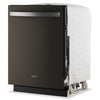 Whirlpool 24" 47 dBA Built-In Dishwasher - Fingerprint Resistant Black Stainless Steel - WDTS8024SV | Lave-vaisselle encastré Whirlpool de 24 po, 47 dBA – acier inoxydable noir résistant aux traces de doigts - WDTS8024SV