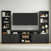 Brenner 64" TV Stand with Storage and Cable Management for TVs up to 60" - Charcoal | Meuble pour téléviseur Brenner de 64 po avec rangement et système de gestion des câbles pour téléviseurs jusqu’à 60 po - anthracite