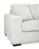 Willow 66" Light Grey Fabric Loveseat with Track Arms and Reversible Seat and Back Cushions | Causeuse Willow de 66 po en tissu gris clair avec accoudoirs rectilignes et coussins de siège et de dossier réversibles | WIL2GYLV