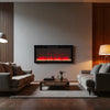 Mirage 42" Modern Electric Free Standing Wall Mountable Fireplace - Black | Foyer électrique moderne Mirage de 42 po - noir