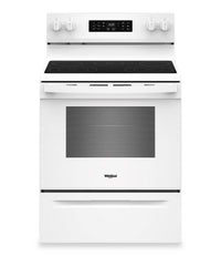 Whirlpool 5.3 Cu. Ft. Electric Range with Air Cooking - White - YWFES4530SW 