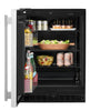 KitchenAid 24" Panel-Ready Undercounter Refrigerator – Black and Stainless Steel - KURL124SSB | Réfrigérateur KitchenAid de 24 po sous le comptoir à panneau personnalisable - noir et acier inoxydable - KURL124SSB