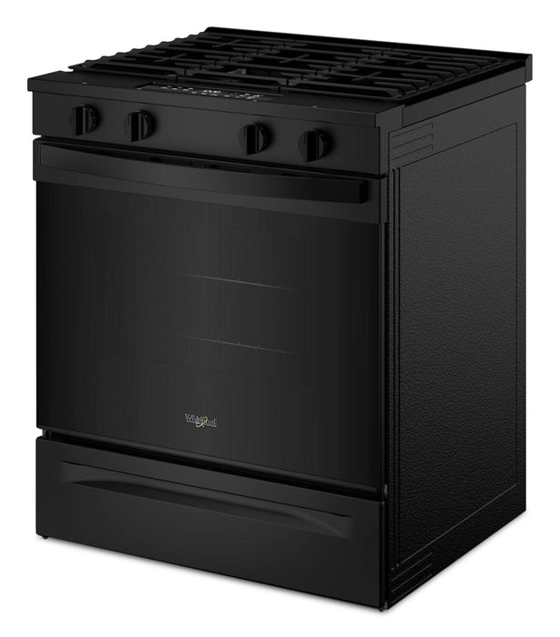 Whirlpool 30\" 5 Cu. Ft. Smart Gas Range - Black - WSGS3330TB