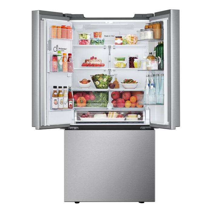 LG 33\" 20 Cu. Ft. French-Door Counter-Depth MAX™ Refrigerator - Smudge Proof Stainless Steel - LF20C6330S
