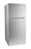 Danby 27.56” 14.2 Cu. Ft. Apartment Size Top Mount Refrigerator - Stainless Steel - DFF142E1SSDB 	 | Réfrigérateur Danby de format appartement de 14,2 pi3 et de 27,56 po à congélateur supérieur - acier inoxydable - DFF142E1SSDB