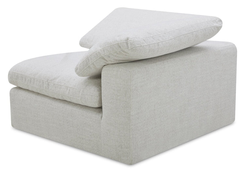 Sky Modular 45.75\" Fabric Corner Chair with Removable Feather Down Cushions - Nathan Wheat