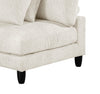 Lounge Modular 40" Chenille Fabric Corner Chair - Beige | Fauteuil en coin modulaire Lounge de 40 po en tissu chenille - beige