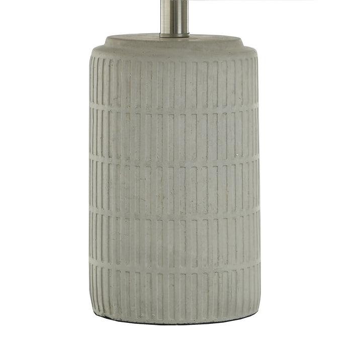 Archer 21” Grey and White Ceramic Table Lamp