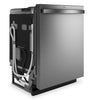 GE 24" 45 dBA Top Control Dishwasher - Fingerprint Resistant Stainless Steel - PDT705SYWFS | Lave-vaisselle GE de 24 po et de 45 dBA avec commandes sur le dessus - acier inoxydable résistant aux traces de doigts - PDT705SYWFS