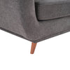 Cosmo 34" Fabric Chair with Tufted Back Cushion - Charcoal | Fauteuil Cosmo de 34 po en tissu avec coussin de dossier capitonné - anthracite