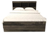 Riley Mates Bed with Bookcase Headboard Set for Kids, Made in Canada, Grey - Full Size | Lit matelot Riley avec ensemble de tête de lit bibliothèque pour enfants, fabriqué au Canada, gris - format lit double