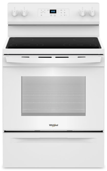 Whirlpool 5.3 Cu. Ft. Electric Range with Self-Clean - White - YWFES3530RW