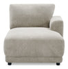 Voyage Modular Fabric Right-Facing Chaise with Removable Back Cushions – Beige | Fauteuil modulaire de droite Voyage en tissu avec coussins de dossier amovibles - beige