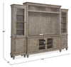 Baron 114" Rustic 4-Piece Pine Entertainment Centre with Storage and Cable Management for TVs up to 70” | Meuble audio-vidéo rustique Baron 4 pièces de 114 po en pin avec rangement et système de gestion des câbles