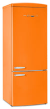 Unique Classic Retro 28\" 17 Cu Ft. Bottom Mount Refrigerator - Orange - UNQ-455L O AC