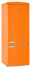 Unique Classic Retro 28" 17 Cu Ft. Bottom Mount Refrigerator - Orange - UNQ-455L O AC | Réfrigérateur Classic Rétro d’Unique de 28 po et de 17 pi3 à congélateur inférieur - orange - UNQ-455L O AC