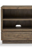 Elm 52” Rustic Pine Sofa Table with Storage and Cable Management - Brown | Table de salon rustique Elm de 52 po en pin - brune