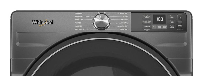 Whirlpool 7.4 Cu. Ft. Smart Electric Dryer with Wrinkle Shield™ - Volcano Black - YWED5720RU