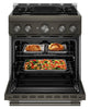 KitchenAid 4.1 Cu. Ft. Gas Range with No Preheat Air Fry Mode – Black Ore - KFGS930SBE | Cuisinière à gaz KitchenAid de 4,1 pi3 avec mode de friture à air sans préchauffage - minerai noir - KFGS930SBE