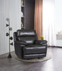 Sorrento 42" Genuine Leather Power Reclining Chair with USB Port - Charcoal Grey | Fauteuil à inclinaison électrique Sorrento de 42 po en cuir véritable avec port USB - gris anthracite