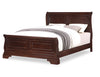 Marco 6pc Bedroom Set with Bed, Dresser, Mirror & Nightstand, Cherry Brown - Queen Size | Ensemble de chambre à coucher Marco 6 pièces avec lit, commode, miroir et table de nuit, brun cerisier - format grand lit