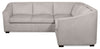Envy 2-Piece Chenille Fabric Right-Facing Sleeper Sectional - Fog Grey | Sofa-lit sectionnel de droite Envy 2 pièces en tissu de chenille - gris brouillard