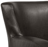 Zello 29.92" Faux Leather Accent Chair with Wood Legs - Brown | Fauteuil d’appoint Zello de 29,92 po en similicuir avec pattes en bois - brun