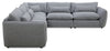 Monaco 5-Piece Sectional - Grey | Sofa sectionnel Monaco 5 pièces - gris