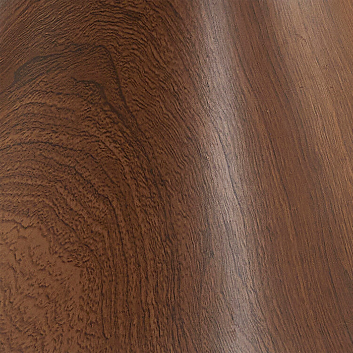 Alwin Dining Table with Sintered Stone Top, Hourglass Base with Gold Accent - 47.25\"W Round - Brown
