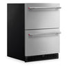 KitchenAid 24" 4.4 Cu. Ft. Undercounter Double-Drawer Refrigerator – Stainless Steel - KURT524SSB | Réfrigérateur à deux tiroirs sous le comptoir KitchenAid de 24 po et 4,4 pi³ – acier inoxydable - prêt pour panneau personnalisable – KURT524SSB