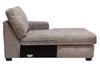 Made in Canada Luxe 3-Piece Right-Facing Fabric Sectional with Removable Cushions - Zaftig Dove Grey | Sofa sectionnel de droite Luxe 3 pièces fabriqué au Canada en tissu avec coussins amovibles - gris colombe Zaftig