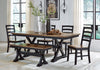 Raven Dining Bench, 48"W - Two-Tone Black & Brown | Banc de salle à manger Raven de 48 po (L) - deux teintes, noir et brun