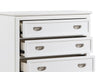 Quinn Bedroom Chest of Drawers, 5-Drawer, 36.5"W x 48.5"H - White | Commode verticale de chambre à coucher Quinn de 36,5 po (L) x 48,5 po (H) à 5 tiroirs - blanche