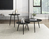 Delancey 31.5" Modern 3-Pack Coffee + 2 End Tables - Black|Ensemble 3 tables modernes Delancey de 31,5 po (table à café et 2 tables de bout) - noir