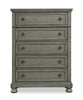 Chelsea Bedroom Chest of Drawers, 5-Drawer, 38"W x 52"H - Grey | Commode verticale de chambre à coucher Chelsea de 38 po (L) x 52 po (H) à 5 tiroirs - grise