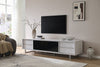 Amelia 89" x 22" Modern TV Stand with Storage and Cable Management for TVs up to 100" - White | Meuble pour téléviseur moderne Amelia de 89 po x 22 po avec rangement et système de gestion des câbles pour téléviseurs jusqu’à 100 po - blanc