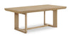 Aspen 5pc Dining Package with 80-104" Extension Table & 4 Chairs, Fabric - Natural | Ensemble de salle à manger Aspen 5 pièces avec table à rallonge, 80 po à 104 po et 4 chaises en tissu - naturel