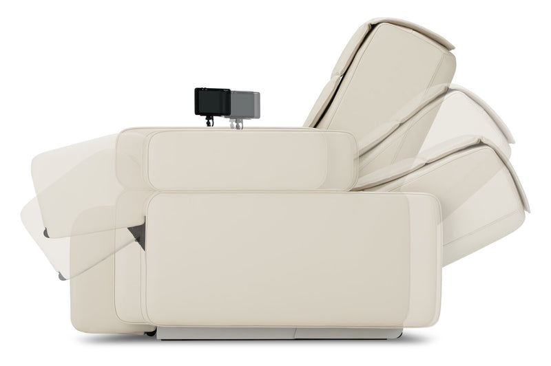 Panasonic Real Pro High Quality Synthetic Leather Full Body Massage Chair - White